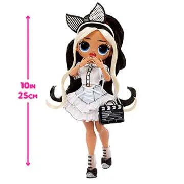 L.O.L. Surprise! OMG Movie Magic Starlette Fashion Doll with 25 Surprises Including 2 Outfits, 3D Glasses, Accessories, Reusable Playset– Gift for Kids, Toys for Girls Boys Ages 4 5 6 7+ Years Old