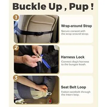 PET AWESOME Dog Car Seat, Puppy Booster Seat, Travel Carrier Bed for Small and Medium Pets