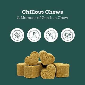 Moe’s Hemp Calming Chews for Dogs - Natural Anxiety Relief