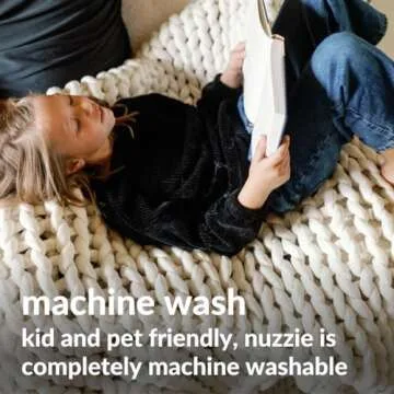 Nuzzie Chunky Knit Blanket - Sustainable, Breathable Comfort