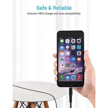 [ Apple Certified 2pack ] iPhone Charger 6ft,Lightning Cable Long 6 Foot Cord, Fast Charging Cables for Apple iPhone 12/11/11Pro/11Max/ X/XS/XR/XS Max/8/7/6/5S/SE/iPad Mini Air (Blue)