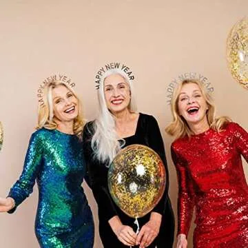 PHALIN Christmas Headbands Holiday Headbands for Women Rhinestone Xmas Tree Christmas Festive Party Hair Accessory Gifts