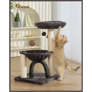 HOOPET 27.8-Inch Ideal Cat Tree Tower for Play & Rest