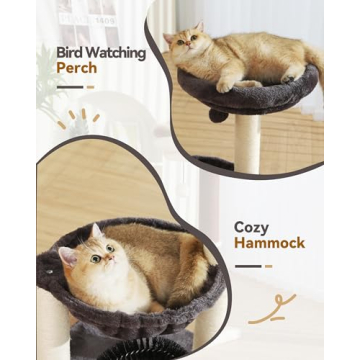 HOOPET 27.8-Inch Ideal Cat Tree Tower for Play & Rest