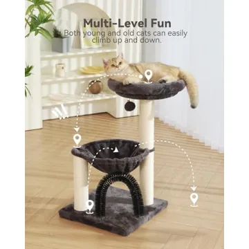 HOOPET 27.8-Inch Ideal Cat Tree Tower for Play & Rest