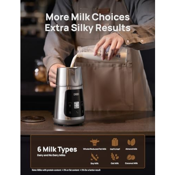 Dreo Milk Frother for Café-quality Drinks Made Easy