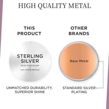 Jewelili Star Pendant Necklace in Sterling Silver 1/5 Cttw Natural White Round Diamonds 18" Rolo Chain