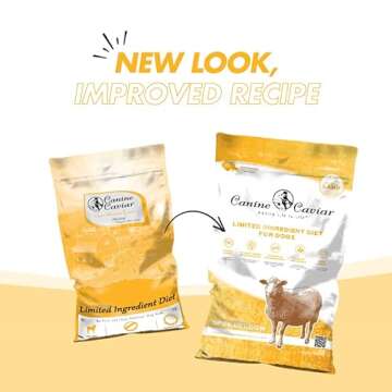 Canine Caviar - Open Meadow: Lamb & Pearl Millet Alkaline Dry Dog Food, Limited Ingredients, Gluten-Free, Based on Science & Research, Veterinary Alternative Diet (22 Pound Bag)