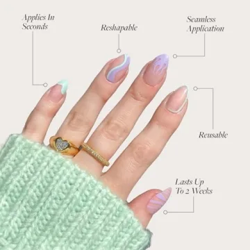 Glamnetic Press-On Nails Kit | Wild Card Stylish Manicure