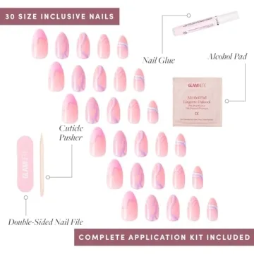 Glamnetic Press-On Nails Kit | Wild Card Stylish Manicure