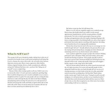 The More or Less Definitive Guide to Self-Care