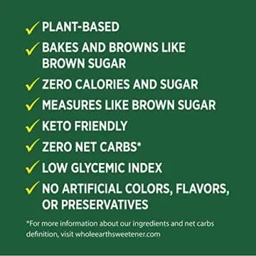 Whole Earth Allulose Baking Blend Brown Sugar Substitute, 12 Ounce Bag