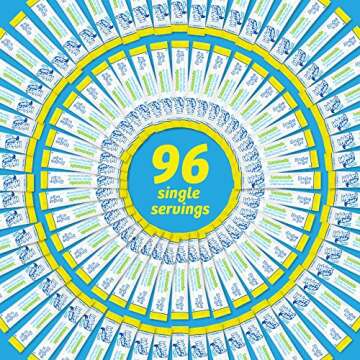 Wyler's Light Singles To Go Powder Packets, Water Drink Mix, Lemonade, 16 Count, 6 Boxes (96 Single Servings)