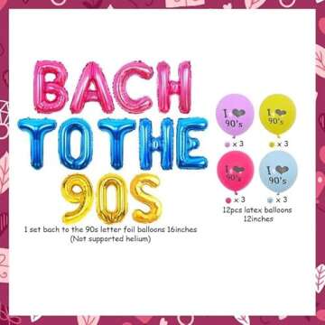Bach to the 90s Party Decorations for Bachelorette Events