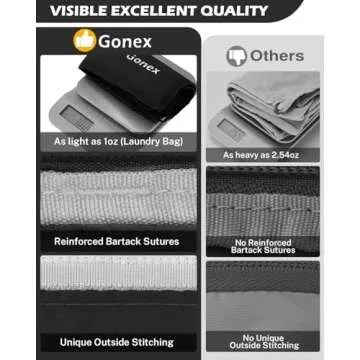 Compression Packing Cubes, Gonex Extensible Storage Mesh Bags Organizers