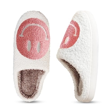 Cozy Coundymer Smile Slippers for Women - Cute & Plush