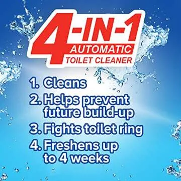 Soft Scrub 4-in-1 Rim Hanger Toilet Bowl Cleaner, Lavender, 2 Count