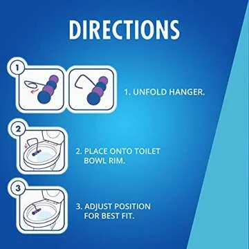 Soft Scrub 4-in-1 Rim Hanger Toilet Bowl Cleaner, Lavender, 2 Count