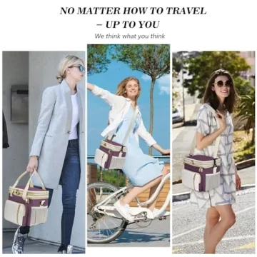 BAGNN Large Insulated Lunch Cooler Bag for Work & Beach