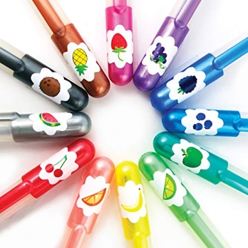 Ooly Glitter Gel Pens Set of 12 - Scented Fun for All Ages