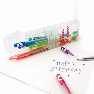 Ooly Glitter Gel Pens Set of 12 - Scented Fun for All Ages