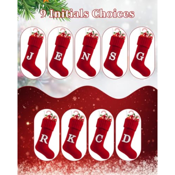 Personalized 20-Inch Monogrammed Christmas Stockings