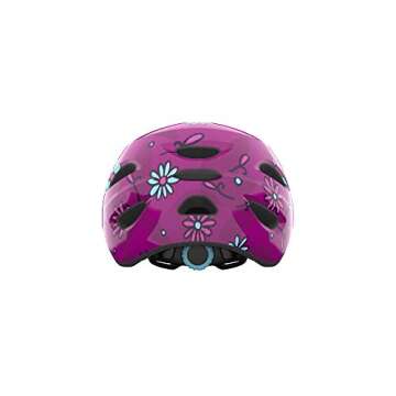 Giro Scamp Youth Recreational Cycling Helmet - Pink Street Sugar Daisies (Discontinued), Small (49-53 cm)