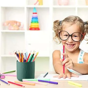 Cute Ceramic Desk Organizer Pen Holder for Women