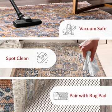 nuLOOM Harriet Medallion Fringe Area Rug - Elevate Decor