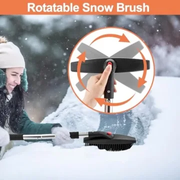 OCGIG Portable 3-in-1 Snow Removal Tool for Winter
