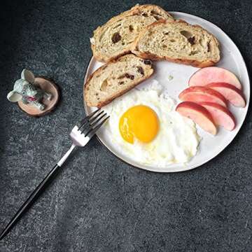 Food Photography Backdrops, Mekingstudio 20x20Inch(50x50cm)Photo Video Studio PVC-coated Cracked Texture Background Paper for Photo Props - Blue Black