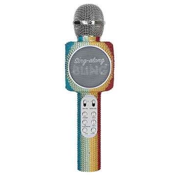 Wireless Express Sing-Along Bling Karaoke Microphone and Speaker