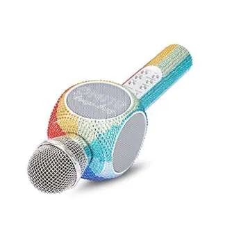 Wireless Express Sing-Along Bling Karaoke Microphone and Speaker