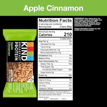 KIND Healthy Apple Cinnamon Protein Bars - Gluten Free