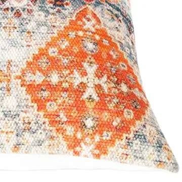 Eyes of India Colorful Boho Chic Decorative Pillow Cover