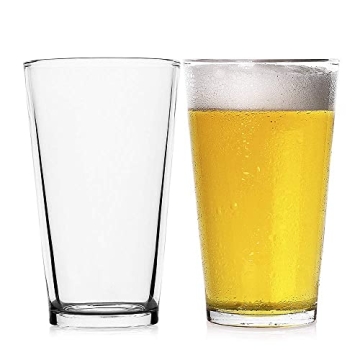 LUXU Classic Beer Pint Glasses for Any Occasion