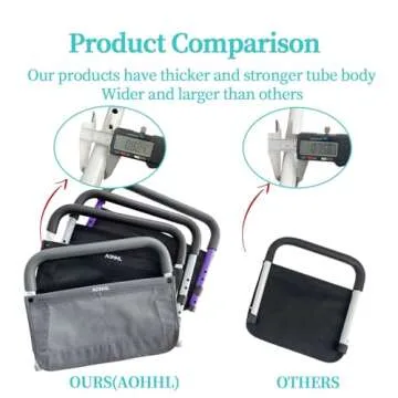 AOHHL Bed Rails Adjustable for Elderly Safety and Support