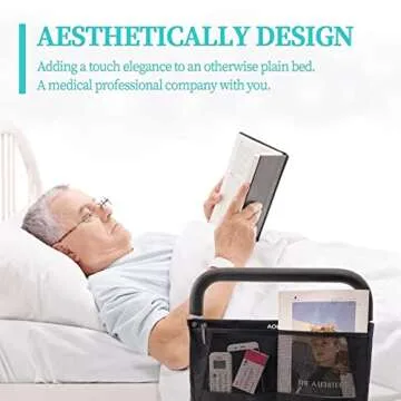 AOHHL Bed Rails Adjustable for Elderly Safety and Support