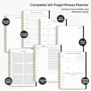 Fitness Workout Journal | Track Progress & Goals Easily