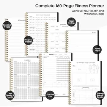 Fitness Workout Journal | Track Progress & Goals Easily