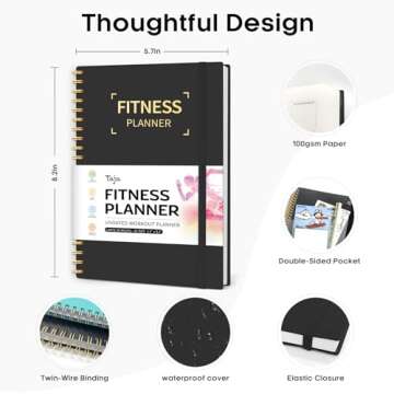 Fitness Workout Journal | Track Progress & Goals Easily