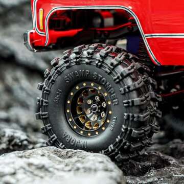 INJORA 1.0 Plus Brass Beadlock Wheels for RC Crawlers