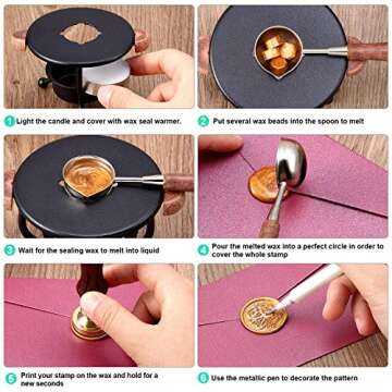 Complete Wax Seal Kit for DIY Crafting and Gifts