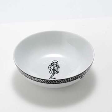 Harry Potter Voldemort Death Eater Dark Mark Porcelain 16 Piece Dinner Set, Includes Plates, Cups, and Bowls