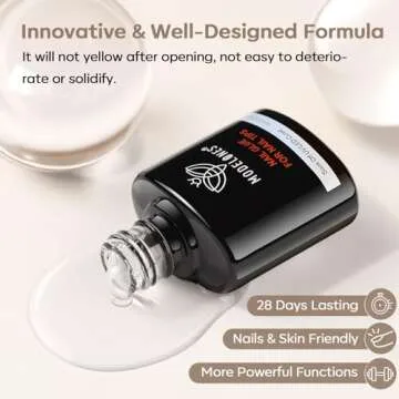 Modelones 9-in-One Gel Nail Glue for Acrylic Tips and Art