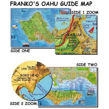 Oahu Guide Map - Folded