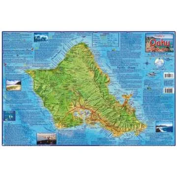 Oahu Guide Map - Folded