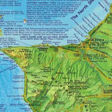 Oahu Guide Map - Folded