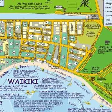Oahu Guide Map - Folded