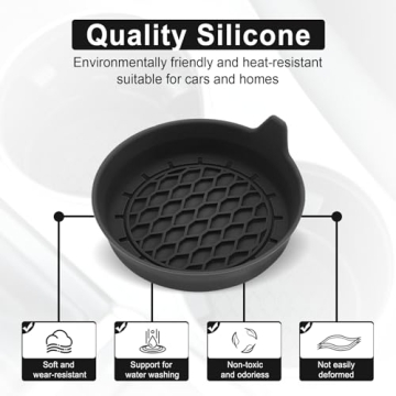 SINGARO Universal Cup Holder Coaster - Non-Slip Silicone